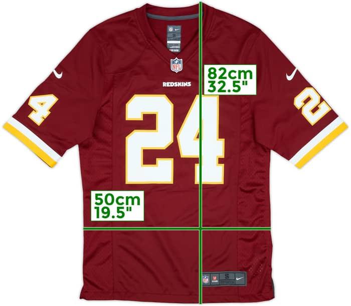 2016-19 Washington Redskins Norman #24 Nike Game Home Jersey - 6/10 - (S)
