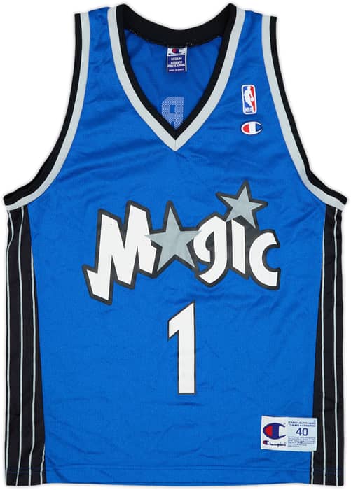 2000-02 Orlando Magic McGrady #1 Champion Away Jersey - 8/10 - (M)