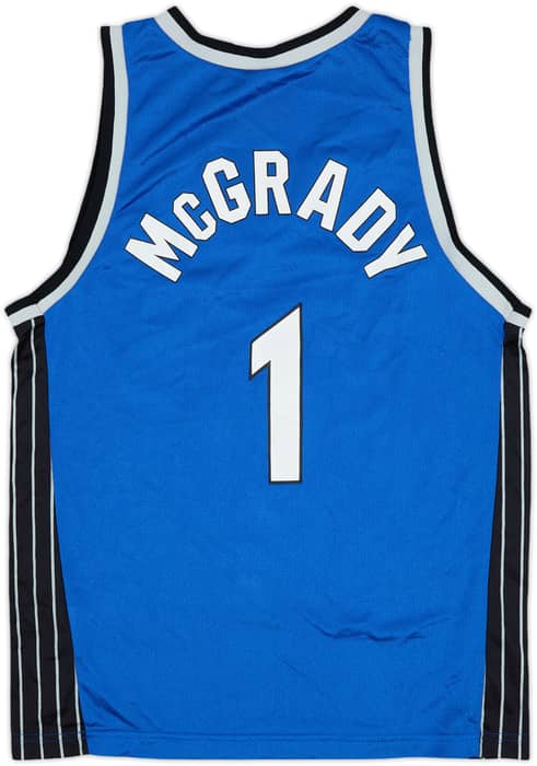 2000-02 Orlando Magic McGrady #1 Champion Away Jersey - 8/10 - (M)