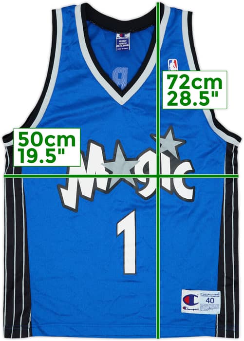 2000-02 Orlando Magic McGrady #1 Champion Away Jersey - 8/10 - (M)