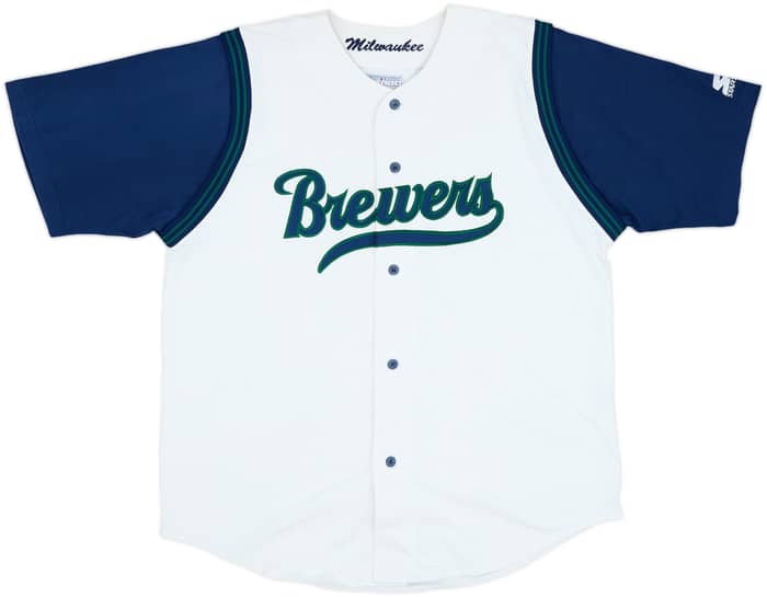 1994-99 Milwaukee Brewers Starter Jersey Tee - 7/10 - (XXL)