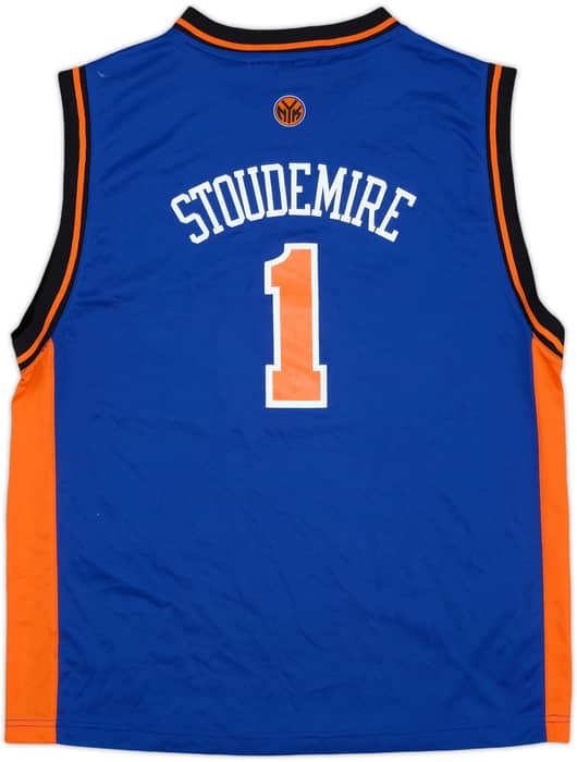 2010-12 New York Knicks Stoudemire #1 adidas Away Jersey - 8/10 - (XL.Boys)