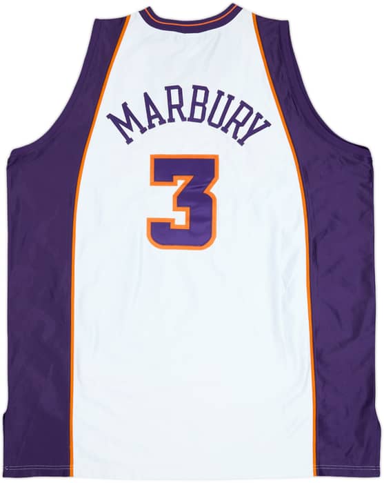 2001-02 Phoenix Suns Marbury #3 Champion Authentic Home Jersey - 9/10 - (3XL)