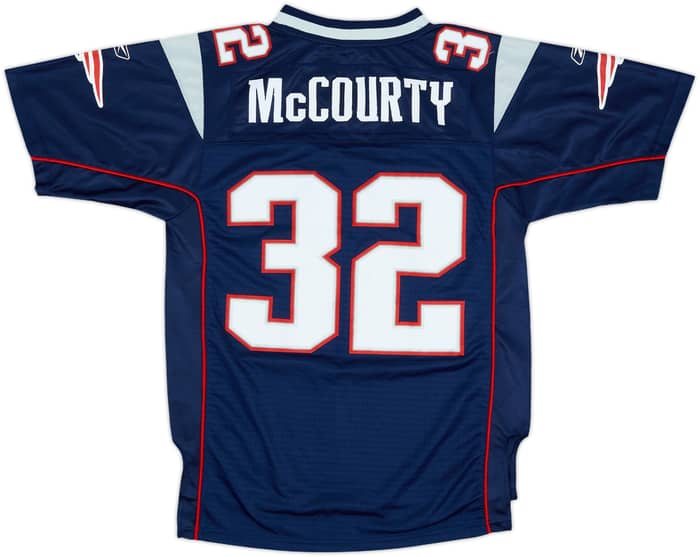 2010-11 New England Patriots McCourty #32 Reebok Premier Home Jersey - 6/10 - (L.Boys)