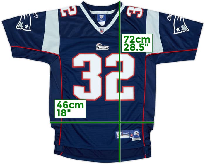 2010-11 New England Patriots McCourty #32 Reebok Premier Home Jersey - 6/10 - (L.Boys)