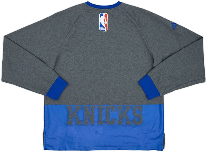 2015-16 New York Knicks adidas Pre Game Sweat Top - 9/10 - (XXL)