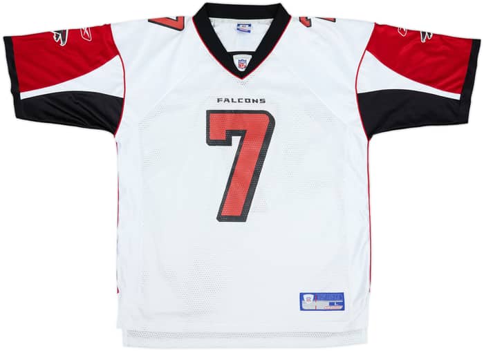 2003-04 Atlanta Falcons Vick #7 Reebok On Field Away Jersey - 9/10 - (L)