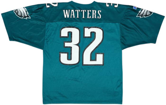1996 Philadelphia Eagles Watters #32 Russell Athletic Home Jersey - 8/10 - (L.Boys)