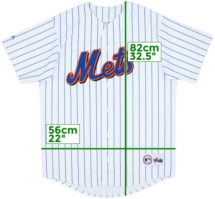 2003-08 New York Mets Majestic Home Jersey - 7/10 - (L)