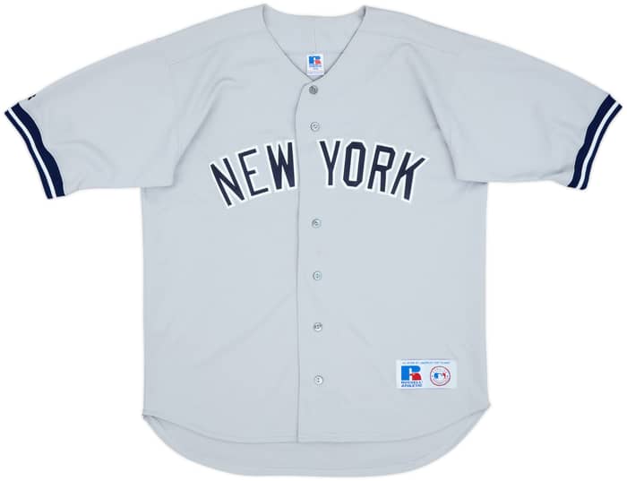 1997-02 New York Yankees Russell Athletic Away Jersey - 9/10 - (M)