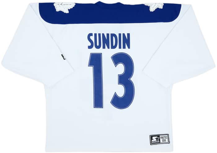 1997-99 Toronto Maple Leafs Sundin #13 Starter Practice Jersey - 8/10 - (L)