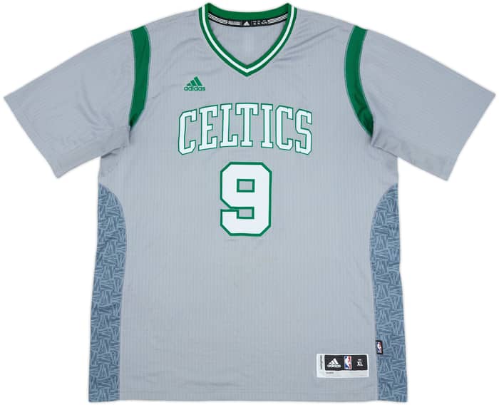 2014 Boston Celtics Rondo #9 adidas Swingman Alternate Jersey - 9/10 - (XL)