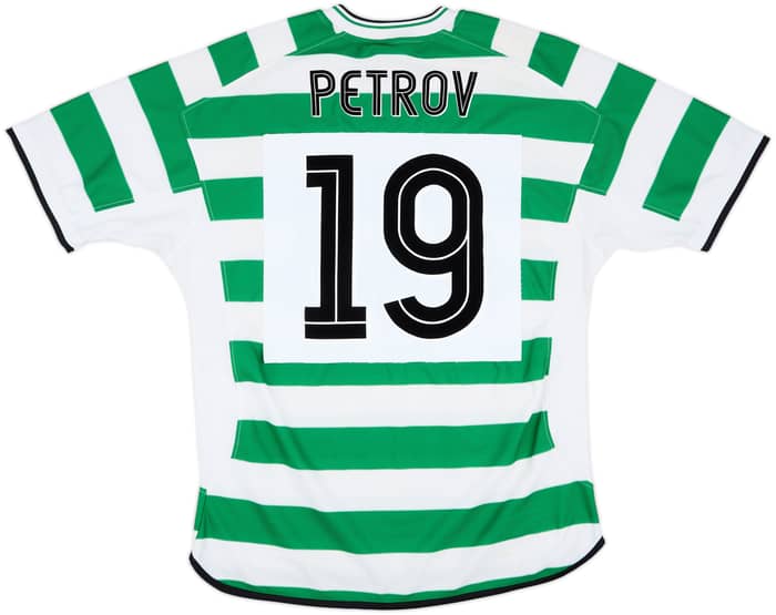 2001-03 Celtic Home Shirt Petrov #19 - 5/10 - (XL)