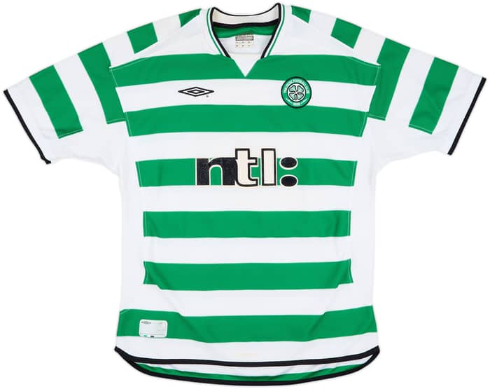 2001-03 Celtic Home Shirt Petrov #19 - 5/10 - (XL)