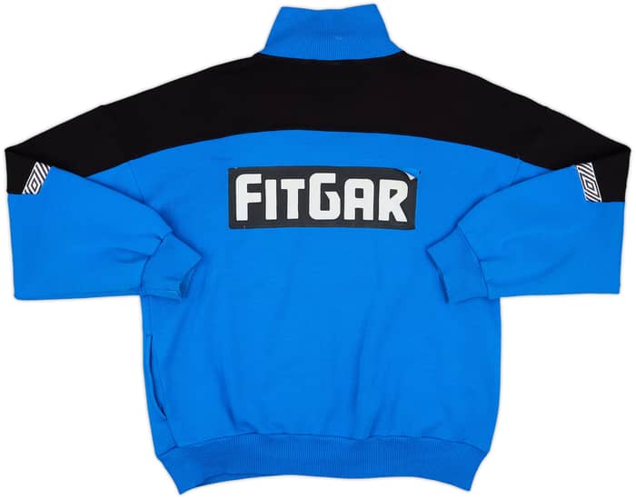 1991-92 Inter Milan Umbro 1/4 Zip Sweat Top - 5/10 - (L)