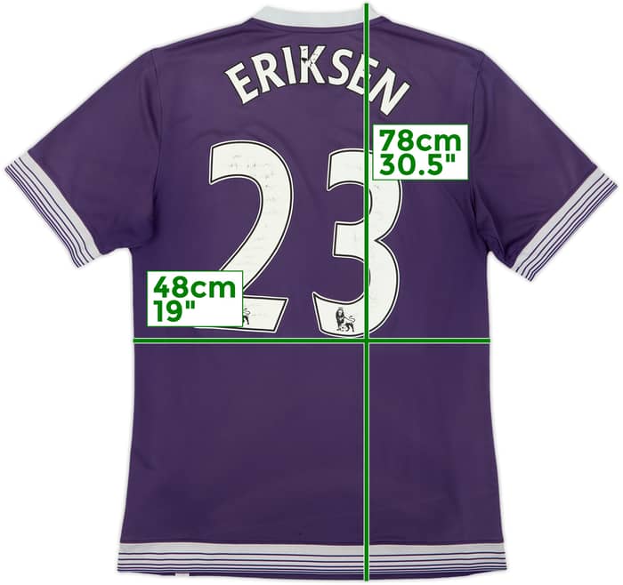 2015-16 Tottenham Third Shirt Eriksen #23 - 4/10 - (M)