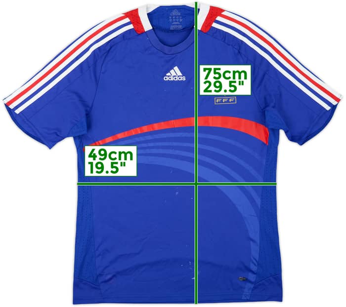 2007-08 France Home Shirt - 4/10 - (M)