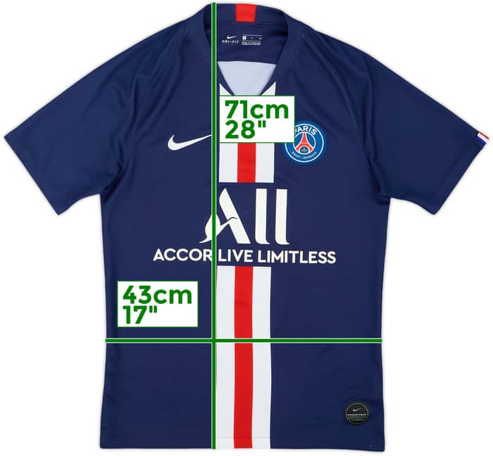 2019-20 Paris Saint-Germain Home Shirt - 5/10 - (S)