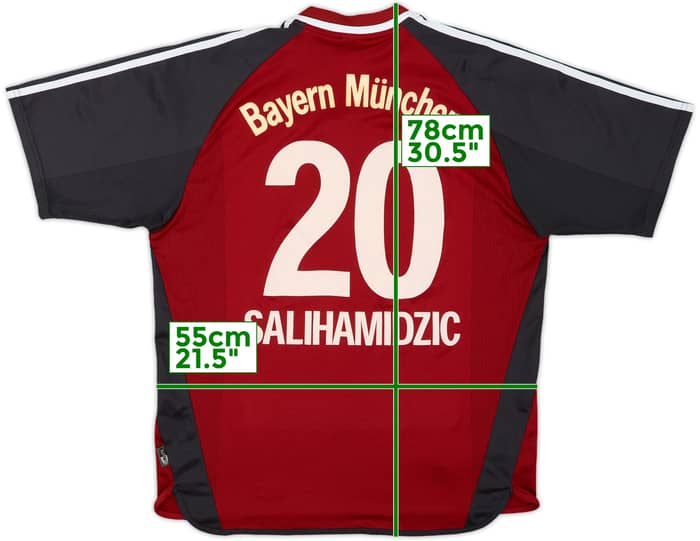 2001-02 Bayern Munich Home Shirt Salihamidzic #20 - 6/10 - (L)