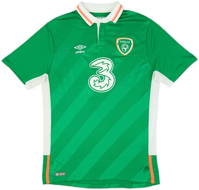 2016-17 Ireland Home Shirt O'Shea #4 - 9/10 - (XL)