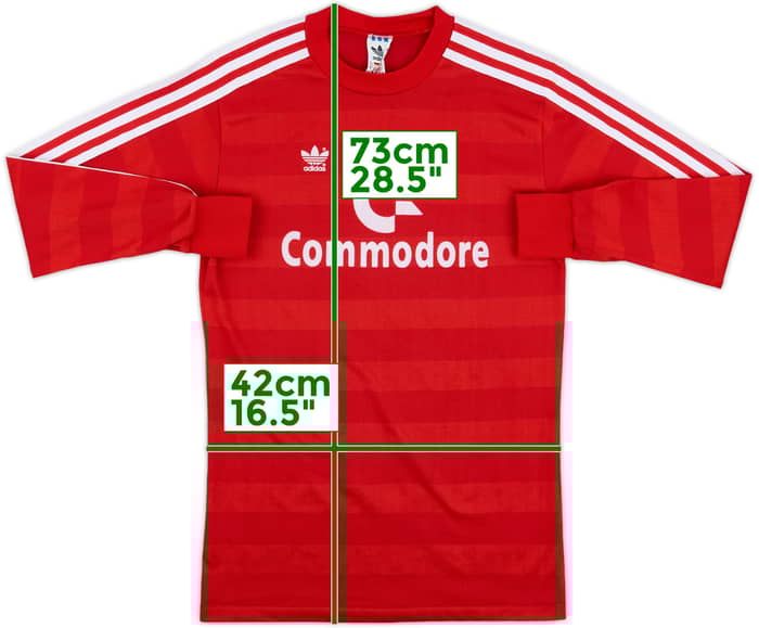 1984-89 Bayern Munich Home L/S Shirt - 9/10 - (S)