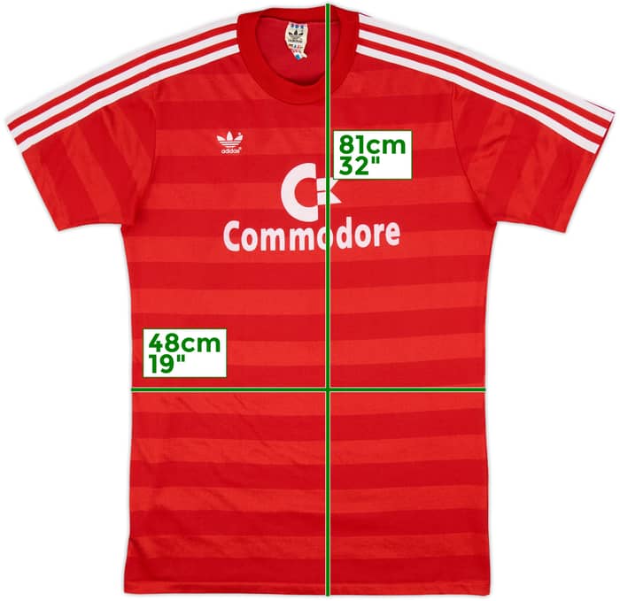 1984-89 Bayern Munich Home Shirt - 9/10 - (L)