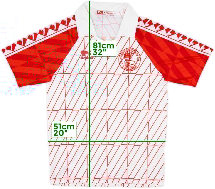 1990s Spitha Nikaias Home Shirt - 9/10 - (XL)