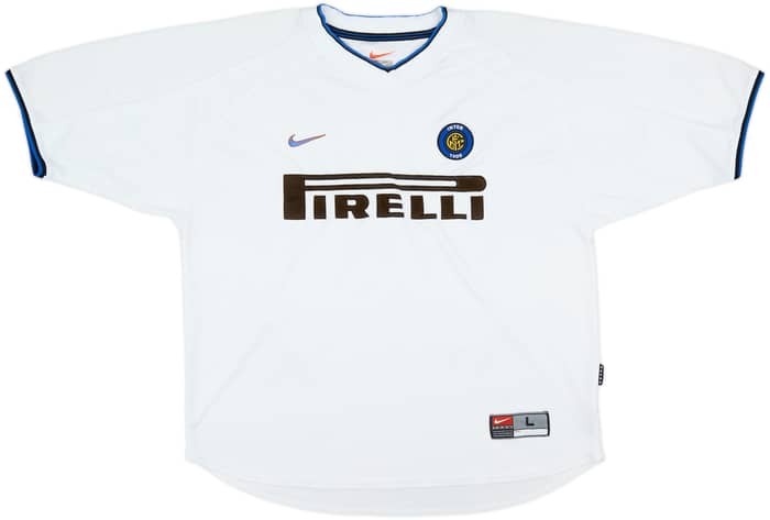 2000-01 Inter Milan Away Shirt Ronaldo #9 - 9/10 - (L)
