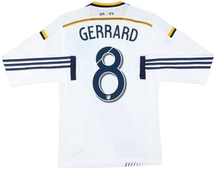 2015-16 LA Galaxy Authentic Home L/S Shirt Gerrard #8 - 9/10 - (S)