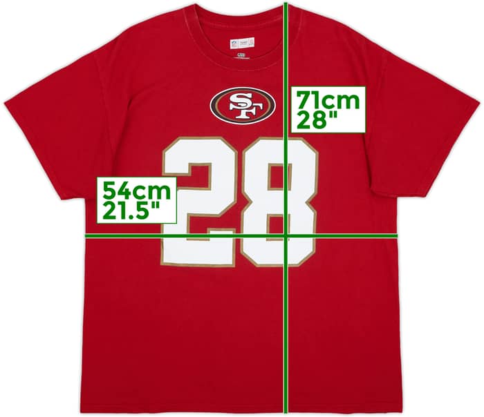 2015 San Francisco 49ers Hyde #28 NFL Tee - 7/10 - (L)