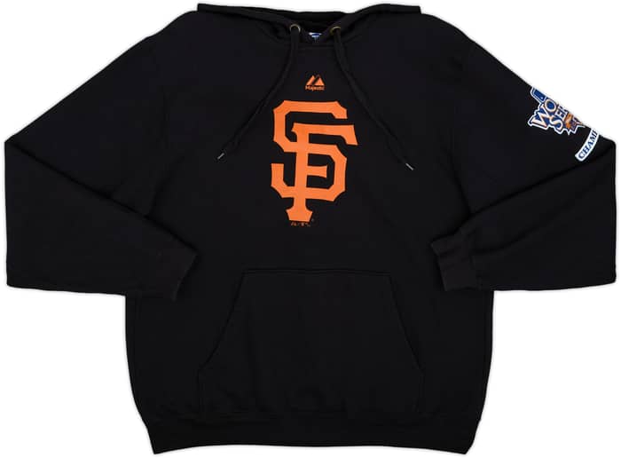 2010 San Francisco Giants World Series Champions Majestic Hooded Sweat Top - 5/10 - (L)