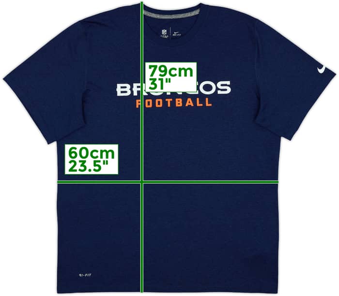 2012 Denver Broncos Nike Tee - 6/10 - (XL)