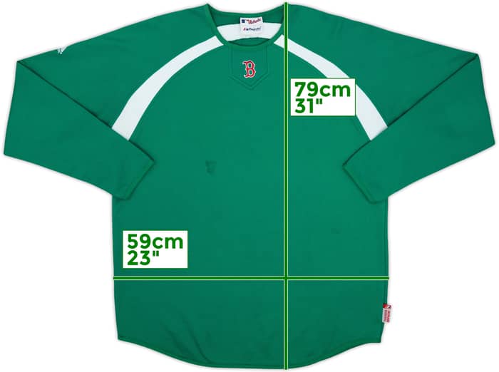 2009 Boston Red Sox Authentic Majestic Training Top - 7/10 - (XL)