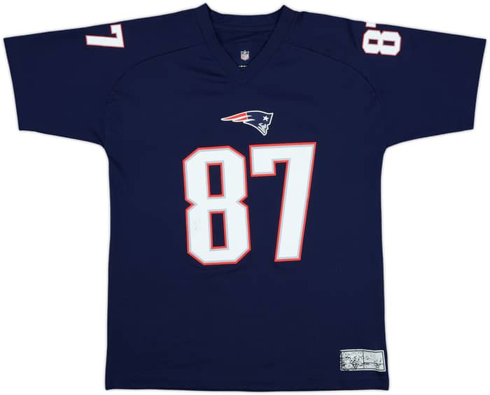 2015 New England Patriots Gronkowski #87 NFL Jersey Tee - 6/10 - (XL.Boys)