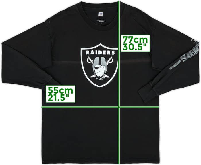 2005 Oakland Raiders NFL L/S Tee - 5/10 - (L)
