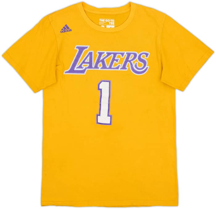 2015-16 LA Lakers Russell #1 adidas Tee - 4/10 - (S)