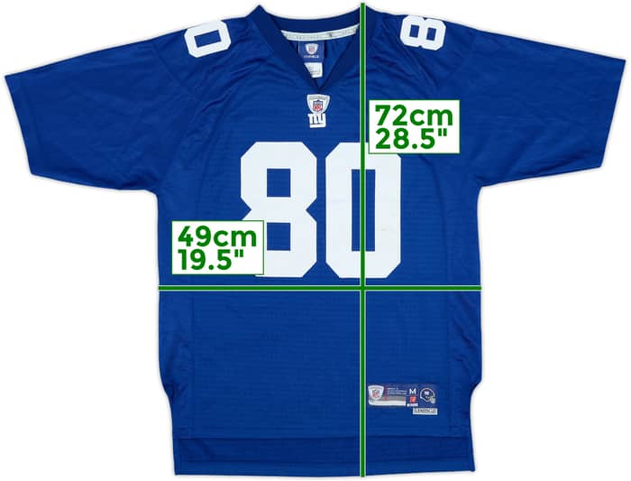 2010-11 New York Giants Cruz #80 Reebok Premier Home Jersey - 6/10 - (M.Boys)