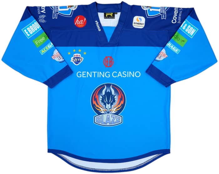 2014-15 Coventry Blaze Cescon #32 Rhino Grand Slam Anniversary Home Jersey - 9/10 - (XXL)