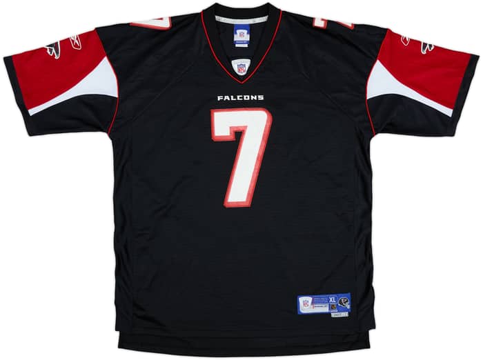 2005-06 Atlanta Falcons Vick #7 Reebok Premier Alternate Jersey - 7/10 - (XL)
