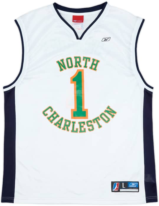 2001-03 North Charleston Lowgators #1 Reebok Home Jersey - 9/10 - (L)