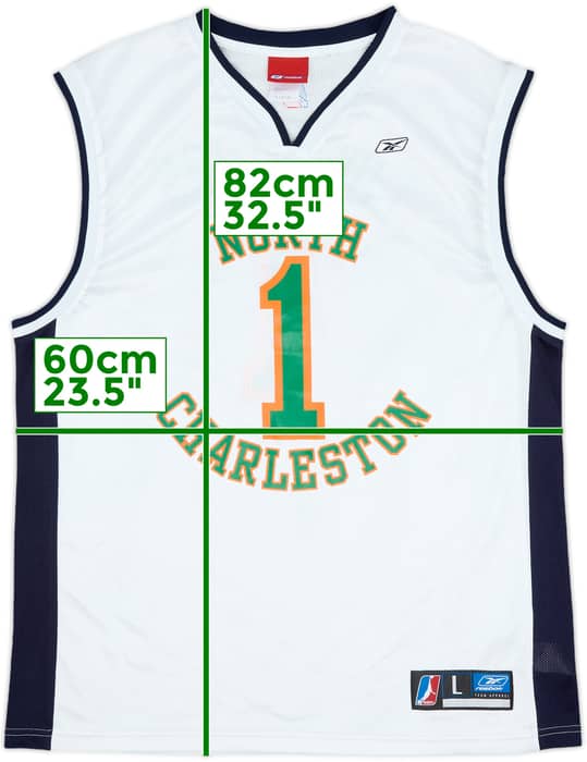 2001-03 North Charleston Lowgators #1 Reebok Home Jersey - 9/10 - (L)