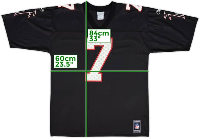 2001 Atlanta Falcons Vick #7 Reebok Home Jersey - 9/10 - (L)