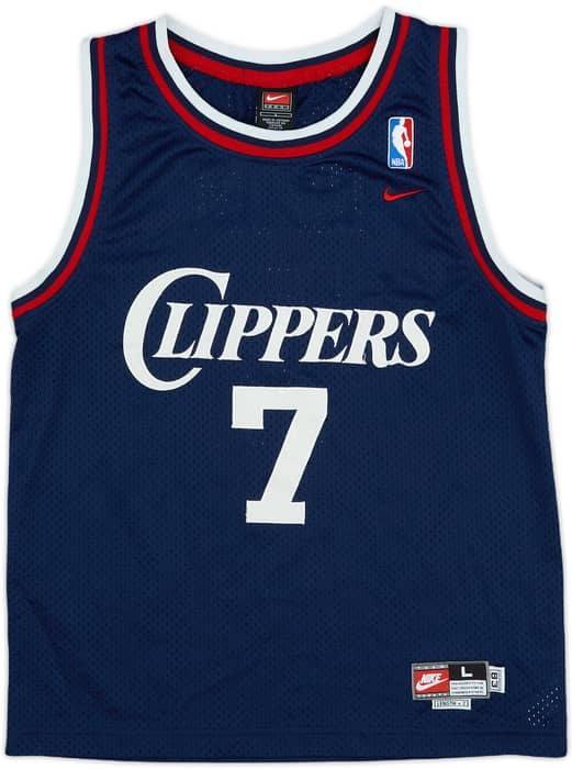 1983-84 San Diego Clippers Odom #7 Nike Rewind Swingman Jersey - 7/10 - (L.Boys)