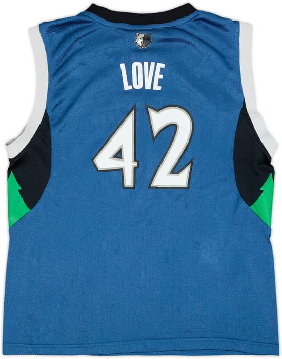2008-10 Minnesota Timberwolves Love #42 adidas Away Jersey - 7/10 - (L.Boys)