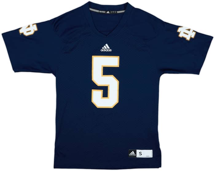 2012 Notre Dame Fighting Irish Te'o #5 adidas Premier Home Jersey - 8/10 - (S)