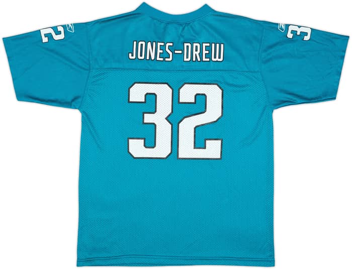 2009-11 Jacksonville Jaguars Jones-Drew #32 Reebok Relpica Home Jersey - 9/10 - (XL.Boys)