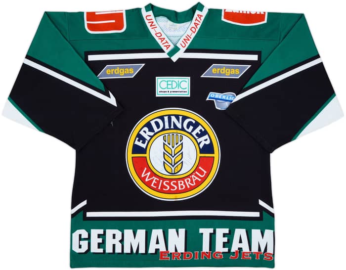 1999-00 Erding Jets Busch #74 'Signed' ewald Home Jersey - 8/10 - (XL)