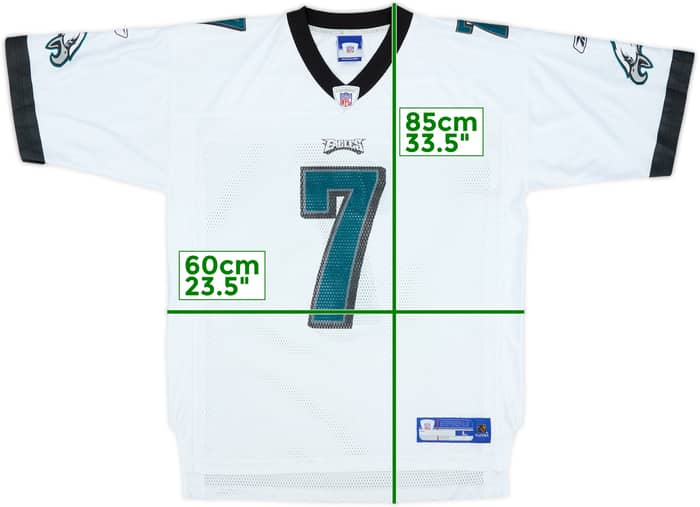 2009 Philadelphia Eagles Vick #7 Reebok On Field Away Jersey - 8/10 - (L)