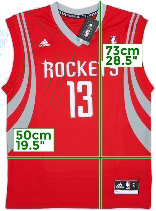 2012-14 Houston Rockets Harden #13 adidas Away Jersey (S)