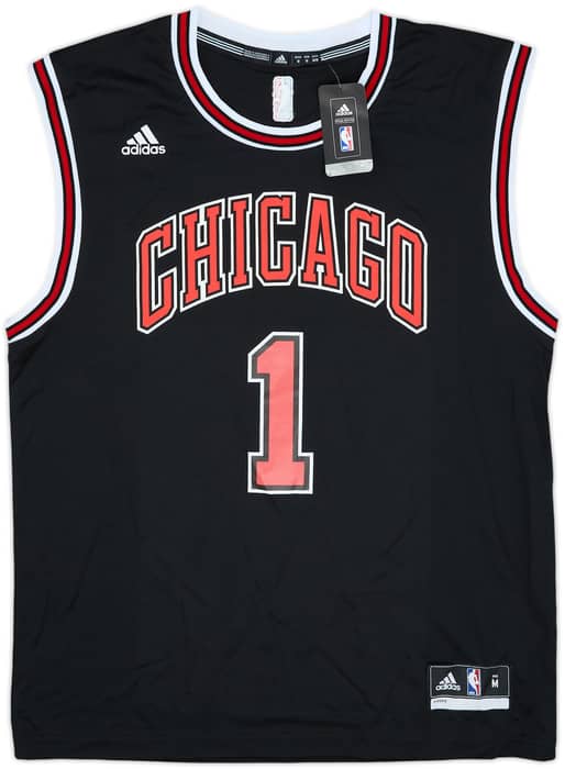 2014-16 Chicago Bulls Rose #1 adidas Alternate Jersey (M)
